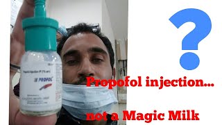 Propofol anesthesia propofol injection in Hindi propofol and magic milk sedation [upl. by Ichabod]