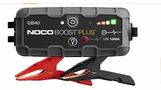 NOCO Boost Plus GB40 1000A UltraSafe Car Battery Jump StarterCharger [upl. by Dola282]