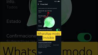 Activa el modo oculto de WHATSAPP [upl. by Airdnaxela863]