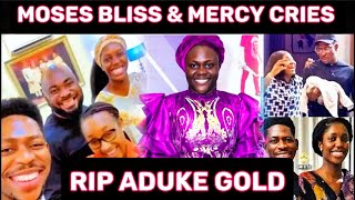 Mercy Chinwo Moses Bliss Ebuka Songs Outside for The Funeral of Gospel Singer Aduke Gold adukegold [upl. by Glynis]