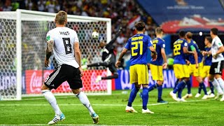 Kroos Free Kick Goal vs Sweden  World Cup 2018 [upl. by Mitzie715]