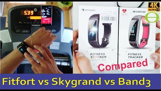 Amazon Skygrand vs Fitfort fitness trackers  Compared and tested [upl. by Ponce]