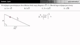 Zadanie 13  trening do matury z matematyki [upl. by Eahs3]