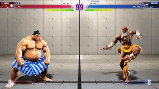 Classic EHonda vs Yoga Dhalsim Hardest Street Fighter 6 Epic Battle sf6 [upl. by Sonnie]