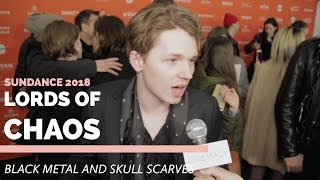 Jack Kilmer Sky Ferreira and Rory Culkin on Lords of Chaos  Sundance 2018 [upl. by Bronny]