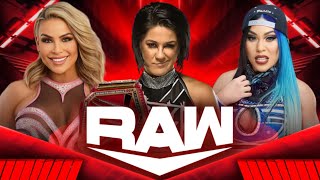 Natalya vs Bayley vs Michin  Elimination Chamber Qualifying Match  Raw [upl. by Harrington77]