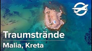 Malia ☀️ Die schönsten Strände auf Kreta ☀️ [upl. by Seto811]