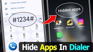 How To Hide Apps In Dialer  AppsGame  Dialer Me App Hide Kaise Kare  Hide Apps In Dialer [upl. by Deragon]