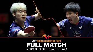 FULL MATCH  Jang Woojin vs Tomokazu Harimoto  MS QF  WTTFukuoka 2024 [upl. by Madel]