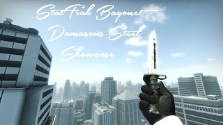 StatTrak Bayonet Damascus Steel Minimal Wear Showcase  FullHD [upl. by Nomelihp339]