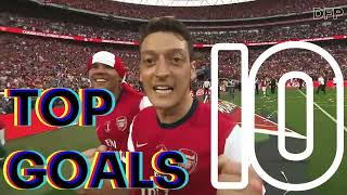 Ozil Top 10 Goals Of All Time ozil 10goals arsenal soccer football dubai germany [upl. by Arhas999]