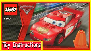 Lego Building Instructions  Disney Lightning McQueen Cars 2 8484 Toy Instructions [upl. by Hollis608]