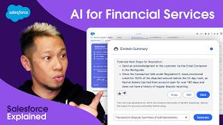 How To Use AI To Resolve Transaction Disputes Faster  Salesforce AI Use Case [upl. by Gilder]