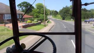 Cab ride around Clacton in 1947 Crossley GR 9007  part 6 [upl. by Ardnaid]