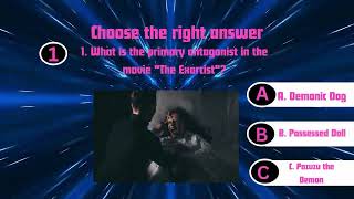 Horror Flim Triva Game Can you guess all the right ANSWERS 2023 [upl. by Mellitz]