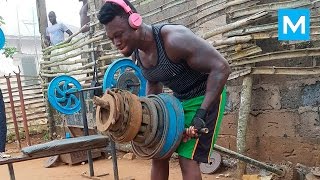 REAL GYM  African Bodybuilders  Muscle Madness [upl. by Sirenay647]