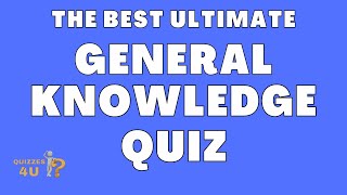 Can You Answer These General Knowledge Questions  Ultimate Trivia Quiz Game [upl. by Reeva]