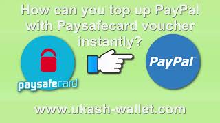 How To Add Money To PayPal With Paysafecard Voucher Top Up PayPal Via Paysafecard Code  MyPaysafe [upl. by Allrud]