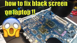 Solved Restored a Dead Sony Vaio Notebook Bga Rework black screen FIX [upl. by Dyer145]