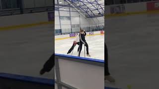 Alexandra Trusova plays hockey [upl. by Etteniotnna]