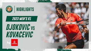 Djokovic vs Kovacevic Round 1 Highlights  RolandGarros 2023 [upl. by Shina]