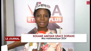 PRIX D’EXCELLENCE  SUNU ASSAURANCE prime miss mathématiques 2024 [upl. by Kung387]