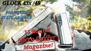 Micro Dagger Magazine For Glock 43x48 Review [upl. by Senoj]