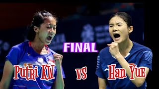 Putri KW vs Han Yue  Final Hong Kong Open 2024 Badminton [upl. by Nilrem485]