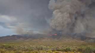 Yarnell Hill Fire from Congress AZ [upl. by Annahsat]