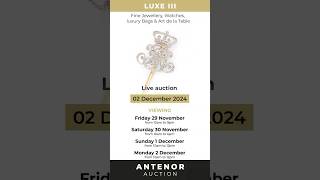 LUXER III  2 December 2024 auction fashion jewelry antenorauction luxury luxurybags [upl. by Enaelem801]