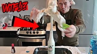 EXPLODING FOAM SCIENCE EXPERIMENT ELEPHANT TOOTHPASTE [upl. by Orgel]