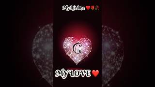 G naam ka WhatsApp status love viral bollywood whatsappstatus lovestatus sncreation [upl. by Sices]