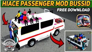 Toyota Hiace Pessenger Mod in Bus simulator How To add Mod Bus  Pakistani Van Mod [upl. by Htebezile]