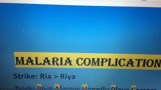 Malaria Complications  Medicine [upl. by Torrance]