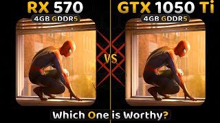 GTX 1050 Ti vs RX 570  16 Games Tested  1050 ti vs 570 in Gaming 2023🔥 [upl. by Latin]