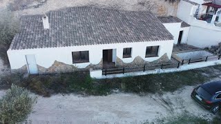 A detached rural 3 bedroom cave house 150m2 with plunge pool Ref V1875 € 100000 [upl. by Anelhtac]