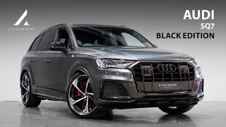 Audi SQ7 Black Edition TFSI Quattro  Walkaround [upl. by Ayian]