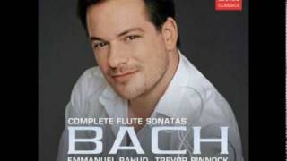 Emmanuel Pahud Bach Sonata in g minor 22 bwv 1020 [upl. by Ahseer]