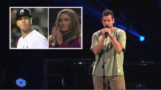 Adam Sandler Hallelujah Sandy Screw Ya 121212 [upl. by Dunstan932]