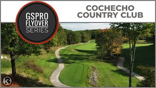 GSPro Course Flyover  Cochecho Country Club  Designed by runpuddrun [upl. by Clyte]