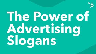 The Power of Advertising Slogans [upl. by Siloa]