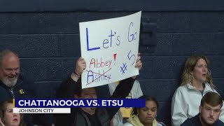 ETSU sweeps UTC for Senior Day victory [upl. by Andros]