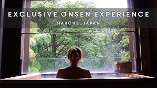 Vlog 9 Exclusive Onsen in Hakone Japan [upl. by Nnomae]