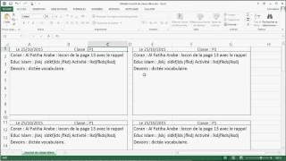 Comment remplir le fichier du journal de classe élève La Renaissance [upl. by Marcille]