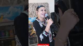 Gulinur cover Janima TURKMENCHA gulinur live shortvideo rek duet trending [upl. by Filide408]