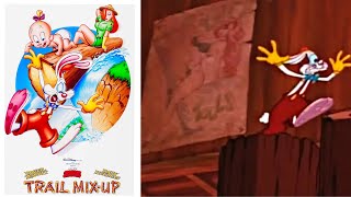 Disney Censorship Comparison “Rigid Tools” poster in Roger Rabbit short Trail MixUp 1993 [upl. by Fowle158]