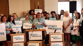 Ashlei Spivey talks about Protect Our Rights Abortion Rights Ballot Initiative petition drive [upl. by Aneliram]