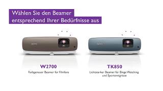 Welcher Beamer ist der Richtige W2700 oder TK850 [upl. by Jos]