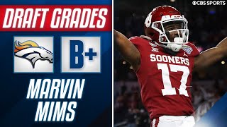 Broncos TRADE UP to Select Oklahoma WR Marvin Mins with the 63rd Pick  CBS Sports [upl. by Rosabelle]