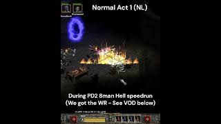 PD2  Horadric Almanac during an 8man speedrun [upl. by Kensell]